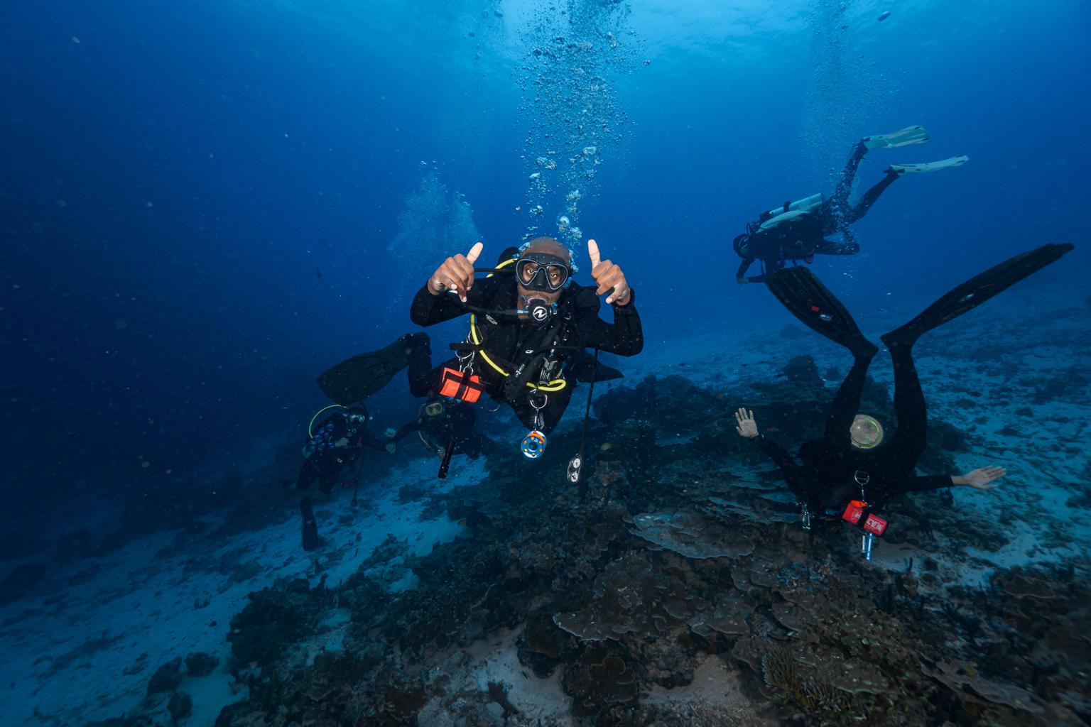 An underwater moment with DiveBuddy